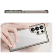 Outer Space Case with Gel Frame Samsung Galaxy S25 Ultra Clear tok, fekete