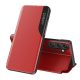 Eco Leather View Case Samsung Galaxy S24 FE flap and stand tok, piros