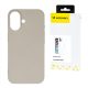 Wozinsky Silicone Case flexible silicone Samsung Galaxy S25 Ultra tok, bézs