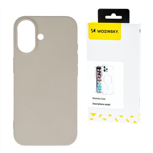 Wozinsky Silicone Case Samsung Galaxy S25 Plus tok, bézs