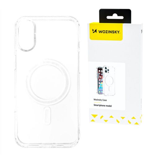 Wozinsky Ultra Clear MagSafe Case Samsung Galaxy S25 Plus tok, átlátszó