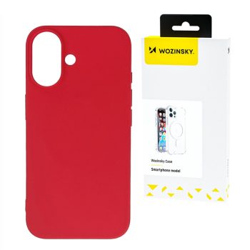 Wozinsky Silicone Case Samsung Galaxy S25 tok, piros
