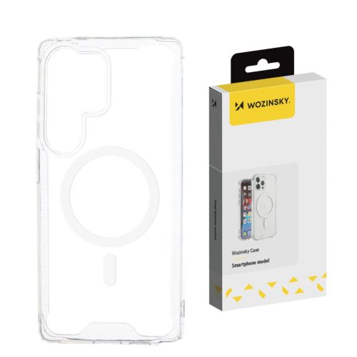 Wozinsky Clear Corner Case MagSafe Samsung Galaxy S25 tok, átlátszó