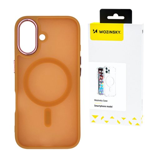 Wozinsky Fashion Case MagSafe Samsung Galaxy S24 FE tok, narancssárga