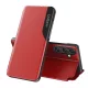 Eco Leather View Case elegant case with flap and stand function Samsung Galaxy A26 tok, piros