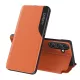 Eco Leather View Case elegant case with flap and stand function Samsung Galaxy A26 - tok, narancssárga