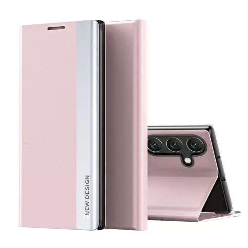 Sleep Case Pro Cover Flip and Stand Samsung Galaxy A26 tok, rózsaszín