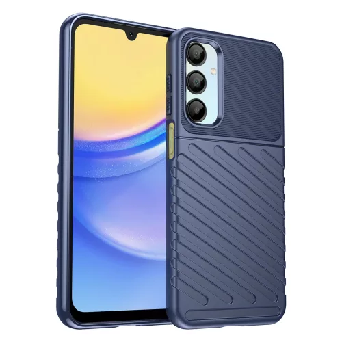 Thunder Case Samsung Galaxy A26 Silicone ütésálló tok, kék
