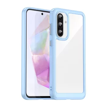   Outer Space Case Samsung Galaxy A26 Cover Flexible Frame tok, kék