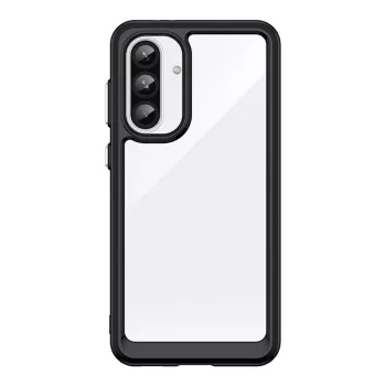   Outer Space Case Samsung Galaxy A36 Cover Flexible Frame tok, fekete