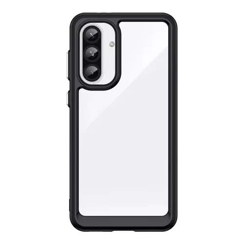 Outer Space Case Samsung Galaxy A36 Cover Flexible Frame tok, fekete