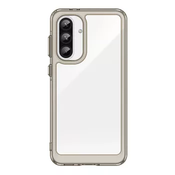   Outer Space Case Samsung Galaxy A36 Cover Flexible Frame - Semi-Transparent,tok, fekete