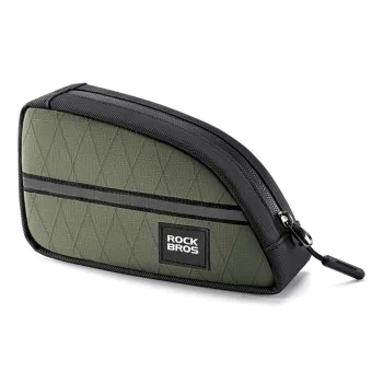 Rockbros háromszög kerékpár váztáska 0,8 l, zöld