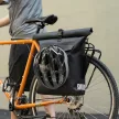 Rockbros biciklis táska hátizsák funkcióval, vízálló, sisaktartóval 18L, fekete