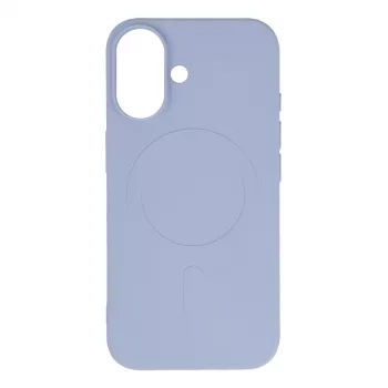 Liquid Silicone Case MagSafe iPhone 16e tok, lila