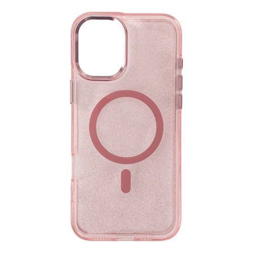 Glitter Case with MagSafe Samsung Galaxy A16 5G tok, rózsaszín