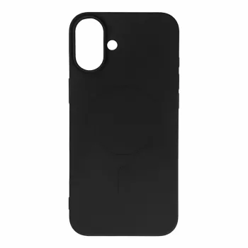   Liquid Silicone Case with MagSafe Samsung Galaxy A26 5G tok, fekete