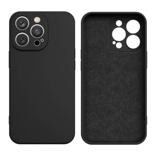 Silicone Case Samsung Galaxy A36 5G tok, fekete