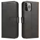 Magnet Case Flip iPhone 16e tok, fekete