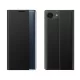New Sleep Case iPhone 16e Flip Cover Stand tok, fekete