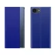 New Sleep Case iPhone 16e Flip Cover Stand tok, kék