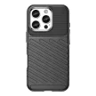Thunder Case iPhone 16e Silicone Armored Cover tok, fekete