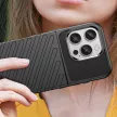 Thunder Case iPhone 16e Silicone Armored Cover tok, fekete