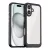 Outer Space Case iPhone 16e Flexible Frame Cover tok, fekete