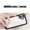 Outer Space Case iPhone 16e Flexible Frame Cover tok, fekete