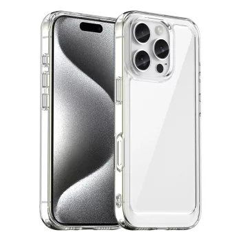   Outer Space Case iPhone 16e Flexible Frame Cover tok, átlátszó