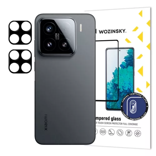 Wozinsky Full Camera Glass edzett üvegfólia Xiaomi Redmi Note 14S, 2-Pack kameravédő