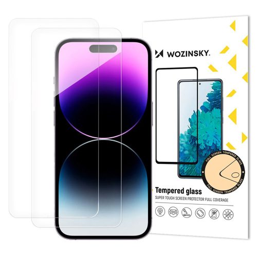 Wozinsky Tempered Glass 2-Pack iPhone 17 Pro Max / 16 Pro Max edzett üvegfólia