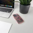 Glitter Case MagSafe Compatible iPhone 17 tok, rózsaszín