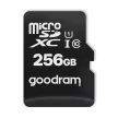 Goodram Microcard micro SD XC UHS-I class 10 256 GB, Memóriakártya, Kártyaolvasó