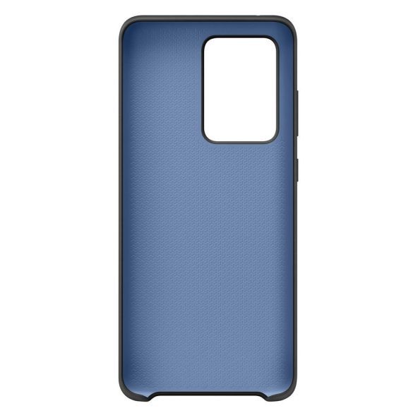 Silicone Flexible Rubber Samsung Galaxy S20 Ultra hátlap, tok, fekete