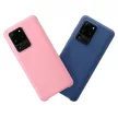 Silicone Flexible Rubber Samsung Galaxy S20 Ultra hátlap, tok, fekete