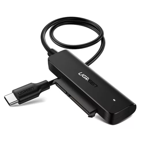 Ugreen adapter 2,5 '' SATA III 3.0 HDD SSD - USB-C típusú USB 3.2 Gen 1 (SuperSpeed ​​USB 5 Gbps) adapter