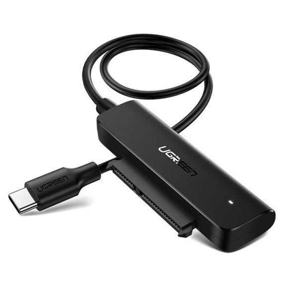 Ugreen adapter 2,5 '' SATA III 3.0 HDD SSD - USB-C típusú USB 3.2 Gen 1 (SuperSpeed ​​USB 5 Gbps) adapter