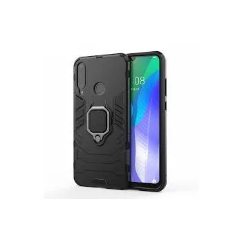 Armor Ring Huawei Y6P ütésálló hátlap, tok, fekete