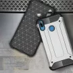 Hybrid Armor Tough Rugged Huawei Y6P ütésálló hátlap, tok, sötétkék