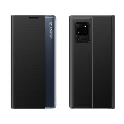   New Sleep Case Samsung Galaxy Note 20 Ultra oldalra nyíló tok, fekete