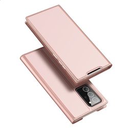   Dux Ducis Skin X Samsung Galaxy Note 20 Ultra oldalra nyíló tok, rózsaszín