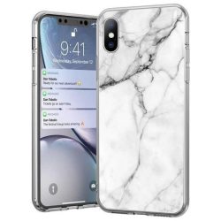 Wozinsky Marble TPU case iPhone 12 Mini hátlap, tok, fehér