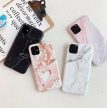 Wozinsky Marble TPU case iPhone 12 Mini hátlap, tok, rózsaszín