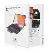 Dux Ducis iPad Pro 12.9" (2020) oldalra nyíló smart tok billentyűzettel, fekete