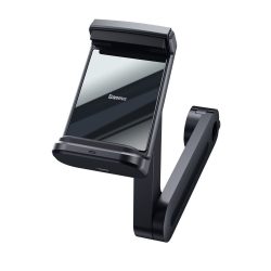   Baseus WXHZ-01 univerzális univerzális autós telefontartó fejtámlára, és QI indukciós vezetéknélküli töltő, 15W, fekete