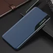 Eco Leather View Case Samsung Galaxy S20 Ultra oldalra nyíló tok, sötétkék
