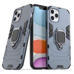 Armor Ring iPhone 12/12 Pro hátlap, tok, sötétkék