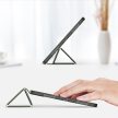 Dux Ducis Osom Series iPad Air 4 10.9" (2020) oldalra nyíló smart tok, sötétzöld
