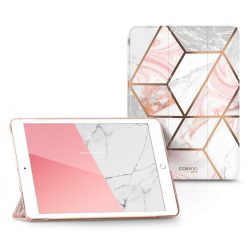   Supcase Cosmo iPad Air 4 10.9" (2020) tok, márvány mintás, rózsaszín